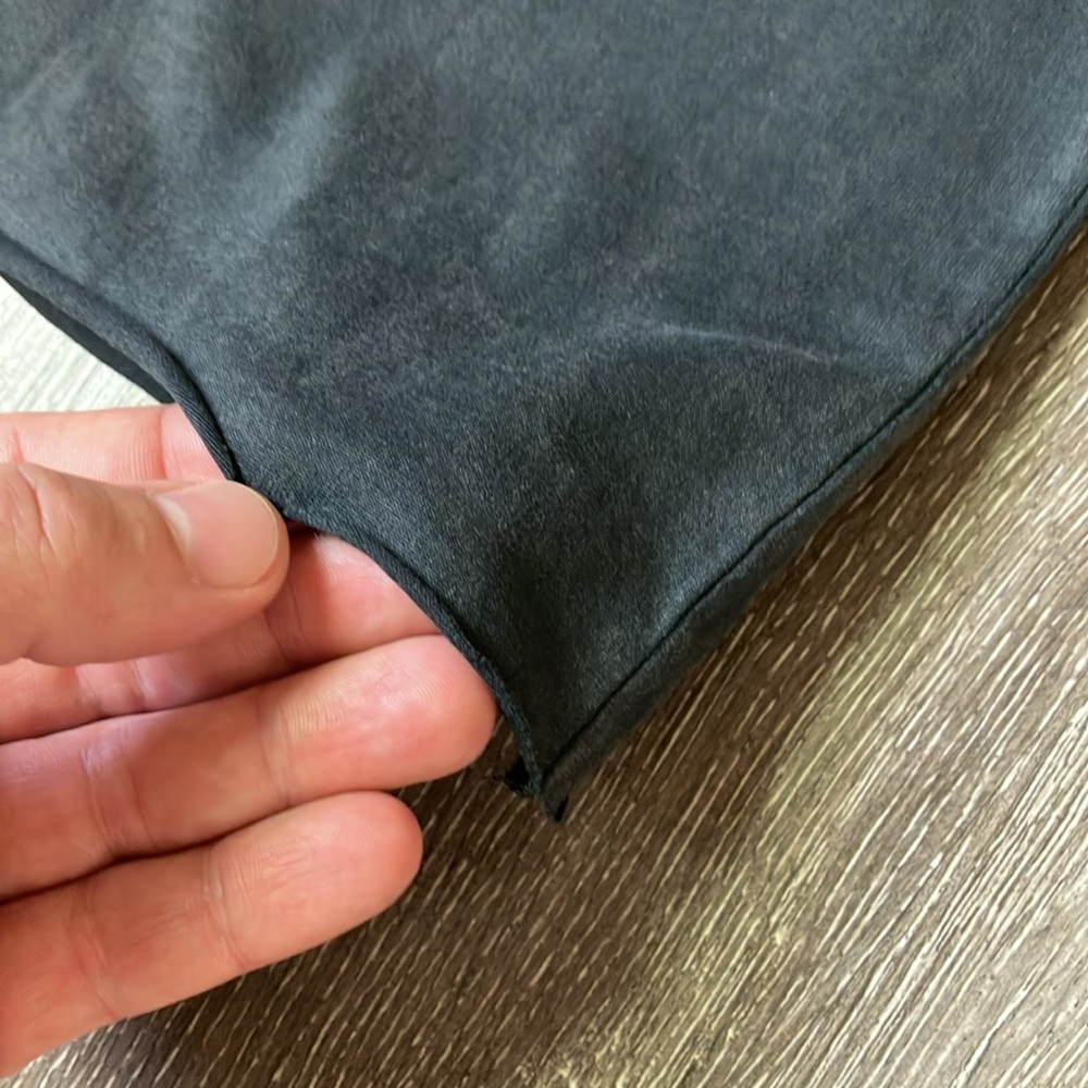 AllSaints Black Short Sleeve Tee with Pink Shoulder Accent - Picture 6 of 12